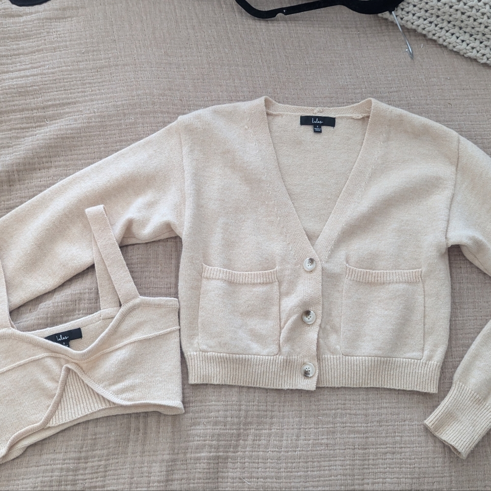 Lulu's Cream Sweater Set - Picture 6 of 14